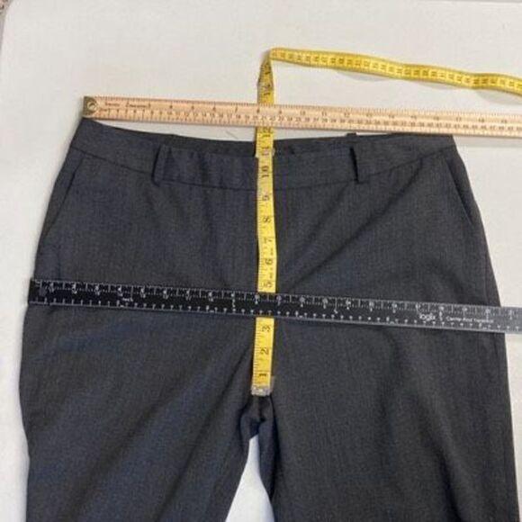 Jones New York Women’s Wool Blend Stretch Straight Leg Pants Gray Size 12 Petite - Picture 3 of 7